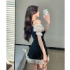 Swimsuit women's dress style one-piece conservative slimming Korean ins style pure desire small chest gathering fairy style hot spring swimming outfit Specification image